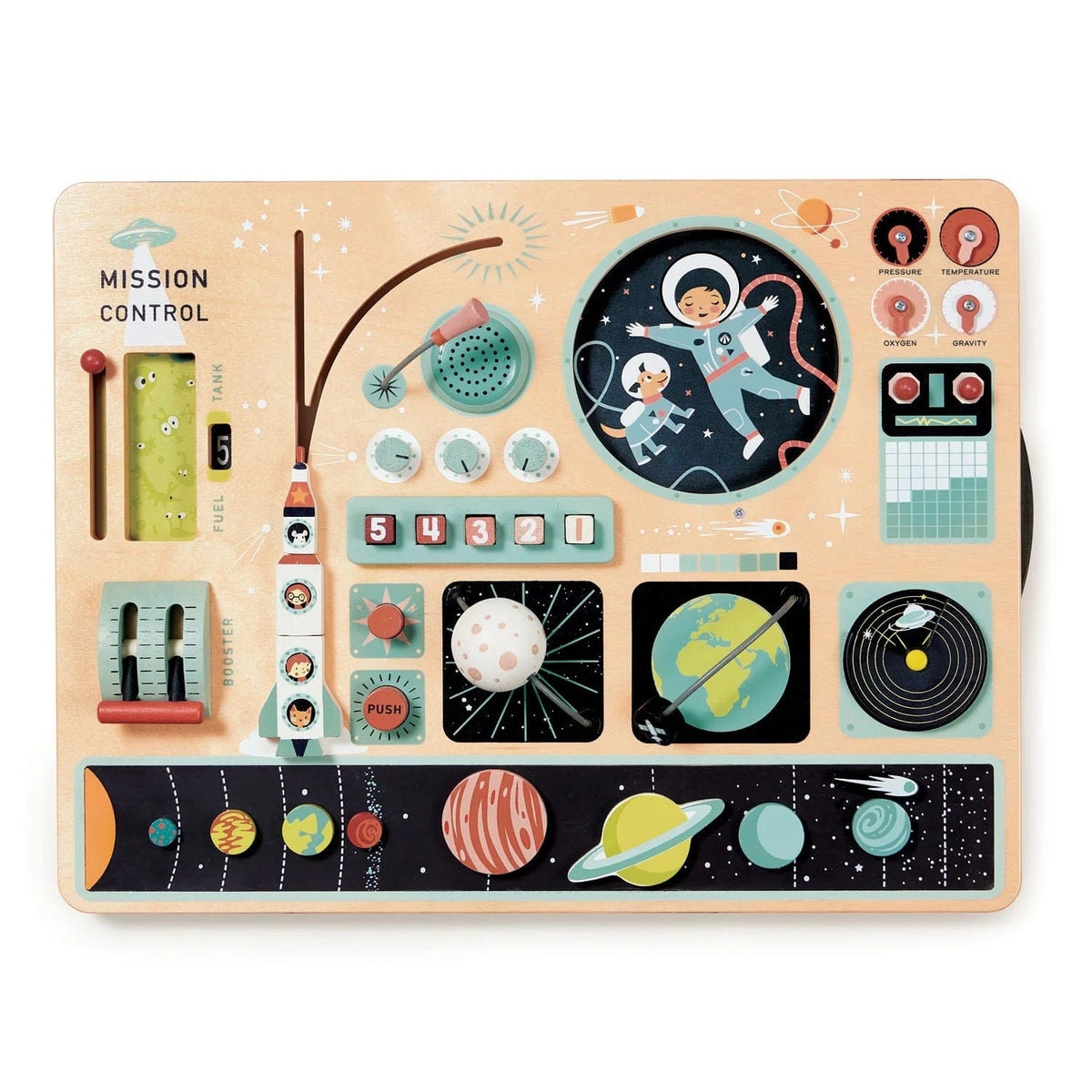 Tender Leaf Busy Board Space Station