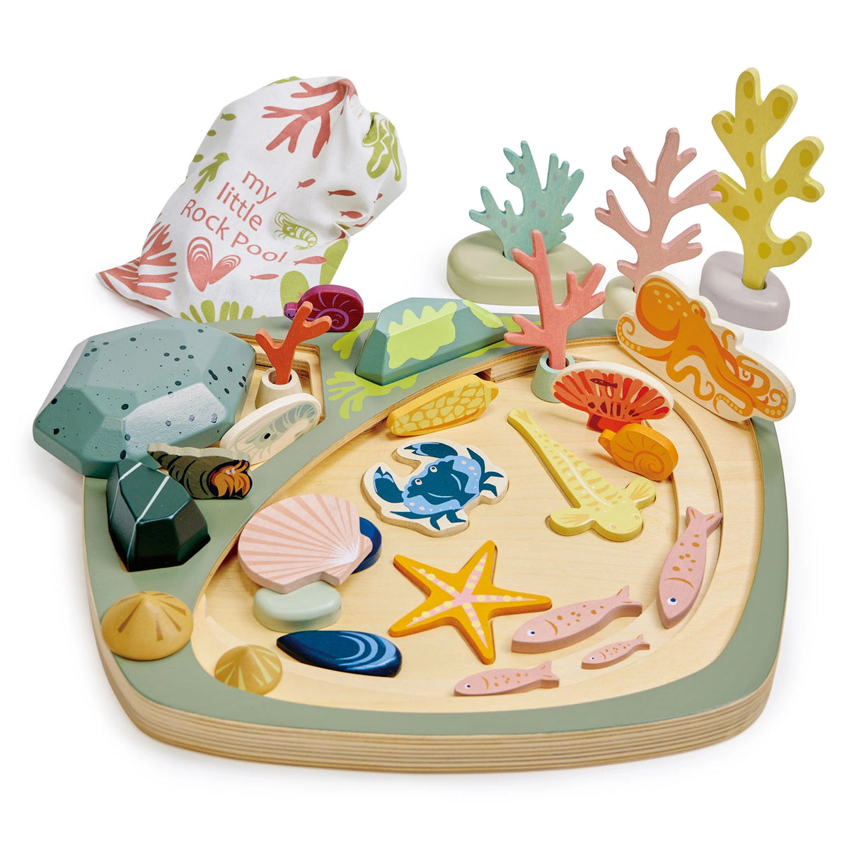 Tender Leaf My Little Rockpool is a beautiful, educational, and ethical toy that fosters a love for marine life and imaginative play.