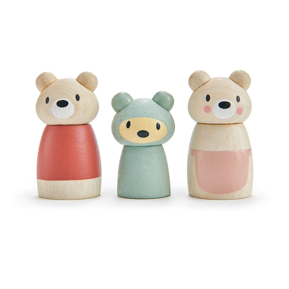 Tender Leaf Peg Doll Set Tender Leaf Bear Tales Wooden Animals