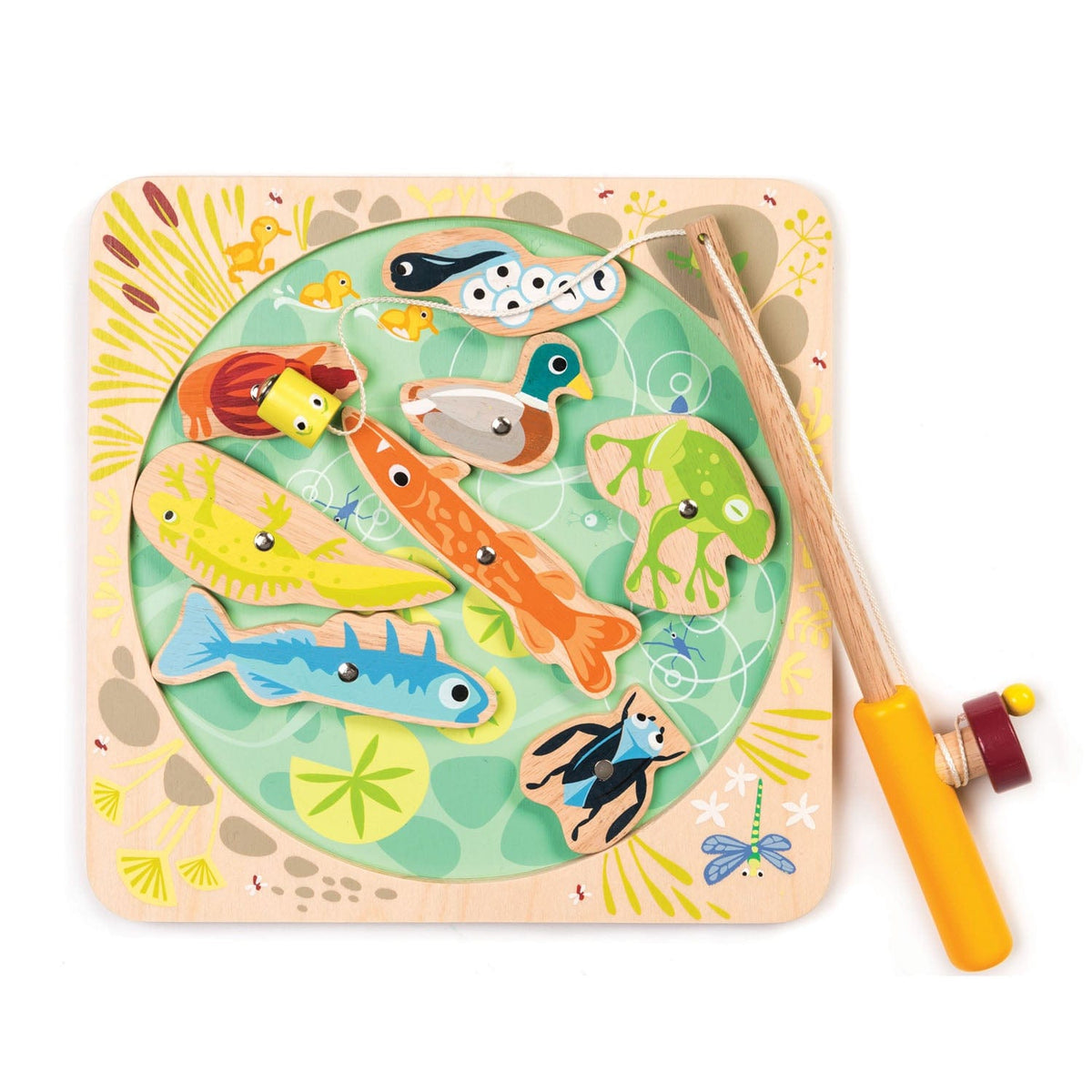 Tender Leaf Teaching Clock Tender Leaf Pond Dipping Game