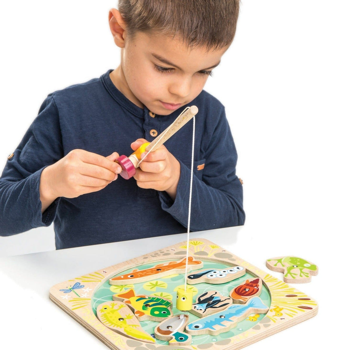 Tender Leaf Teaching Clock Tender Leaf Pond Dipping Game