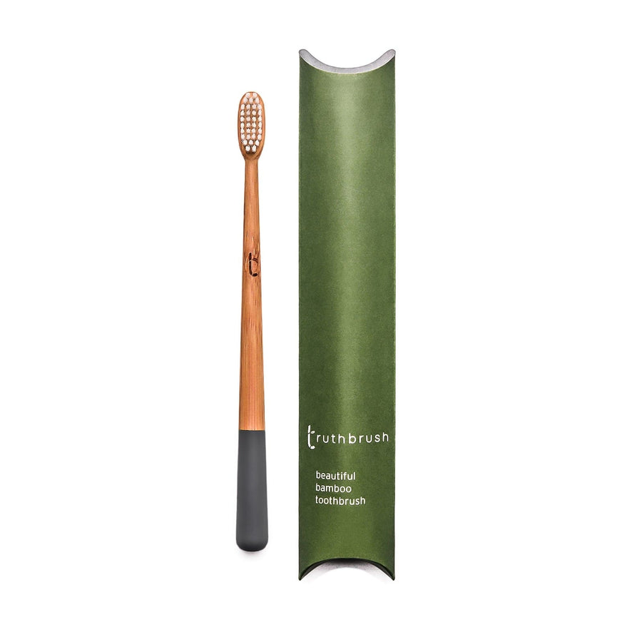 TruthBrush Health & Beauty > Oral Care > Toothbrush Bamboo Toothbrush - Storm Grey