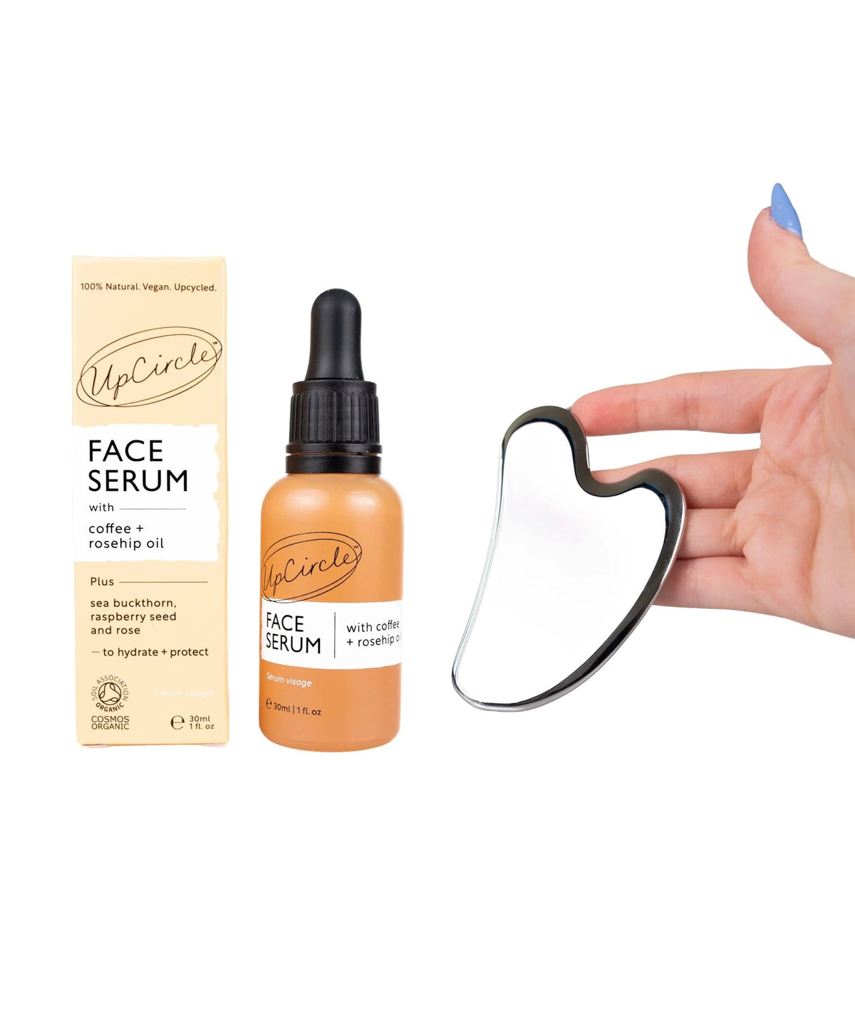 UpCircle Facial Cleansing Bar UpCircle Organic Face Serum with Coffee + Rosehip Oil