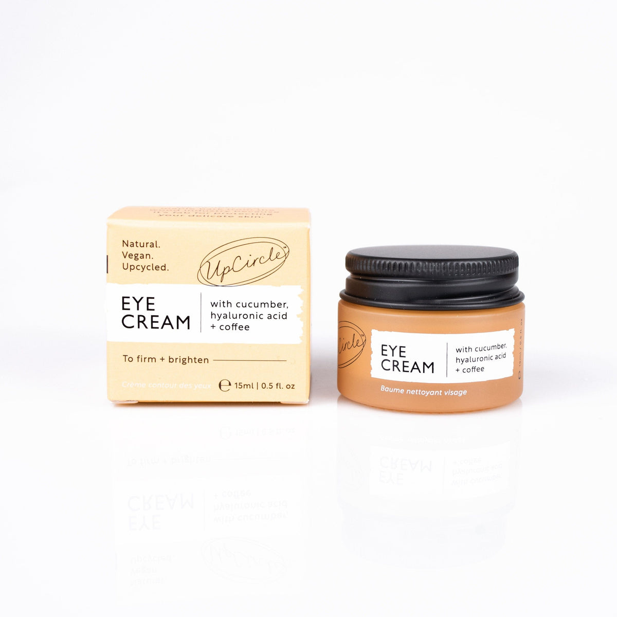 UpCircle Facial Moisturiser UpCircle Eye Cream with Cucumber, Hyaluronic Acid + Coffee