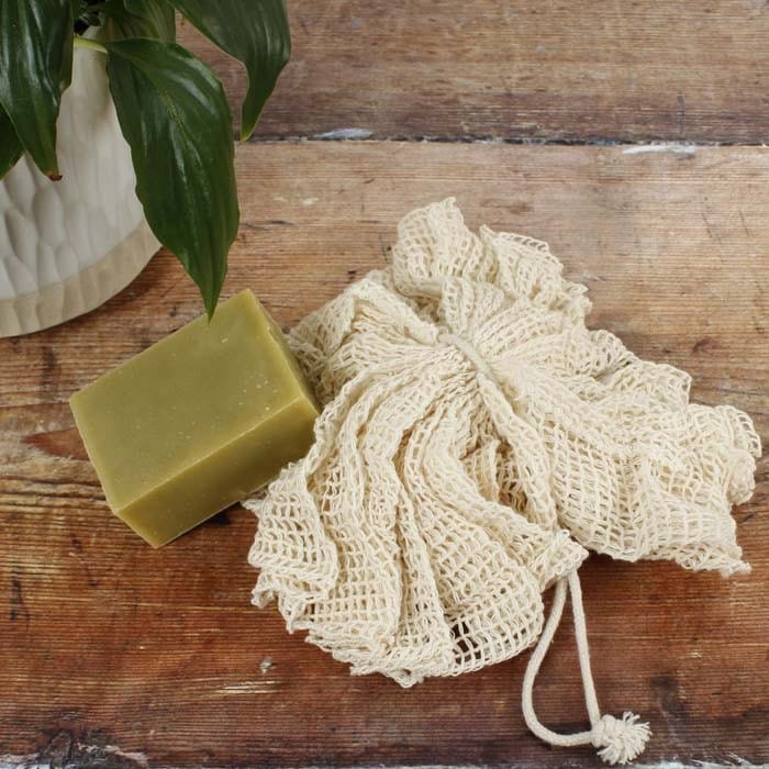 A Slice Of Green Bath Sponges & Loofahs Organic Cotton Shower + Bath Puff