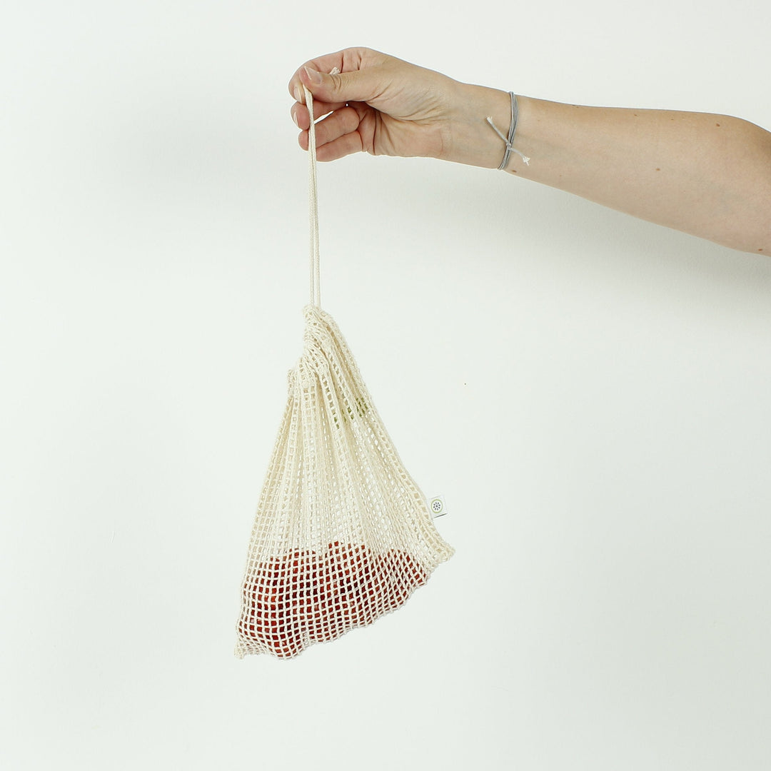 Organic Cotton Mesh Storage Bag For Face Wipes - Smallkind