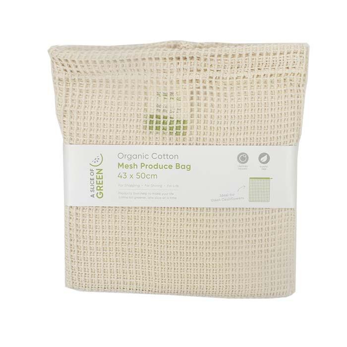 Organic Cotton XL Mesh produce Bag - Smallkind