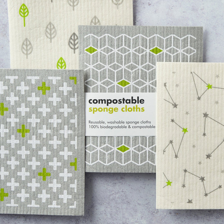 Compostable Sponge Cleaning Cloths - Smallkind
