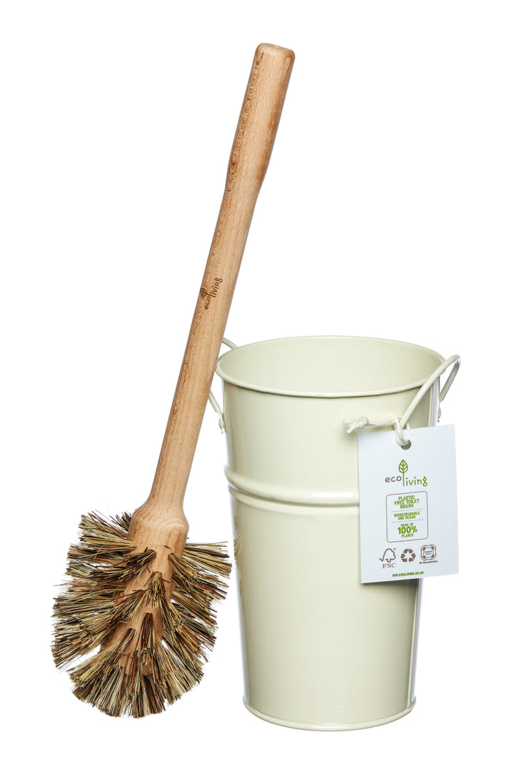 Plastic Free Toilet Brush with Holder - Smallkind