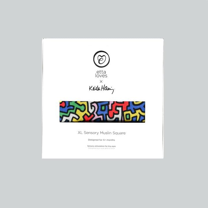 Bamboo Sensory XL Muslin - Keith Haring 'Brazil'
