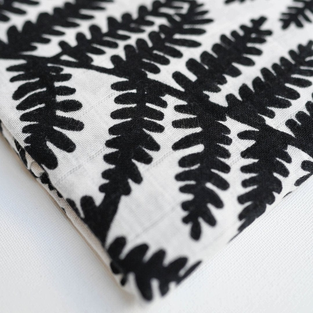 Etta Loves Nursing Covers Bamboo Sensory XL Muslin - Fern