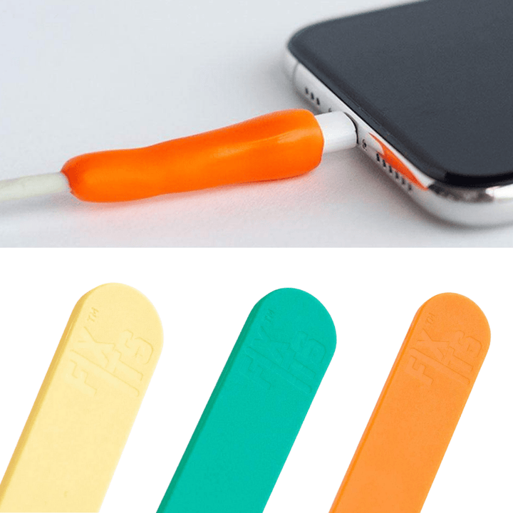 fix it sticks are mouldable bio plastic sticks in bright orange, green and yellow