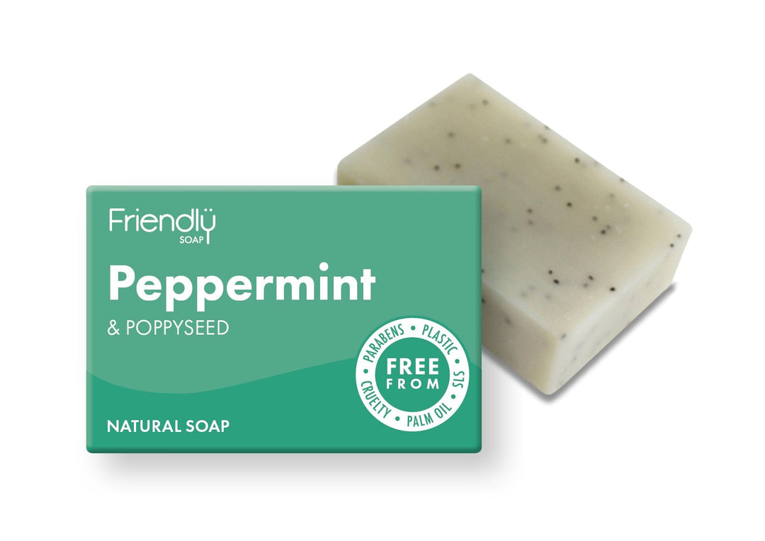 Peppermint + Poppyseed Soap Bar - Smallkind