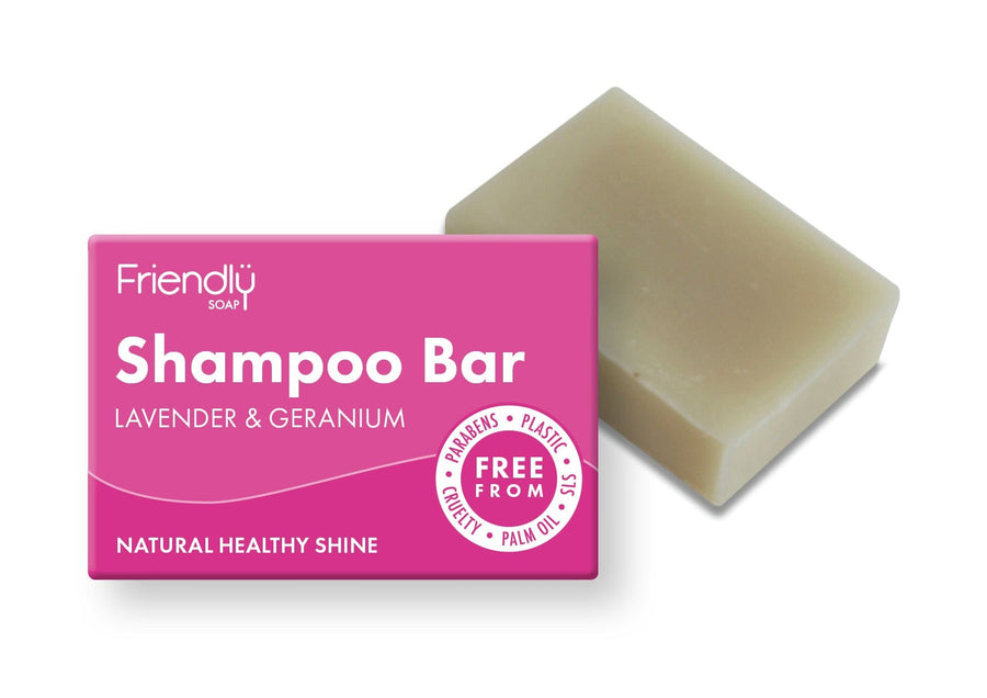 Lavender + Geranium Solid Shampoo Bar - Smallkind
