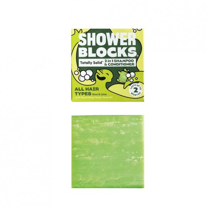 Friendly Soap Shampoo & Conditioner Shower Blocks 2 in 1 Shampoo + Conditioner - All Hair Types