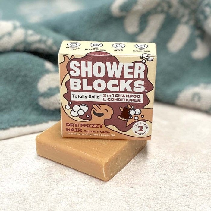 Friendly Soap Shampoo & Conditioner Shower Blocks 2 in 1 Shampoo + Conditioner - Dry Hair