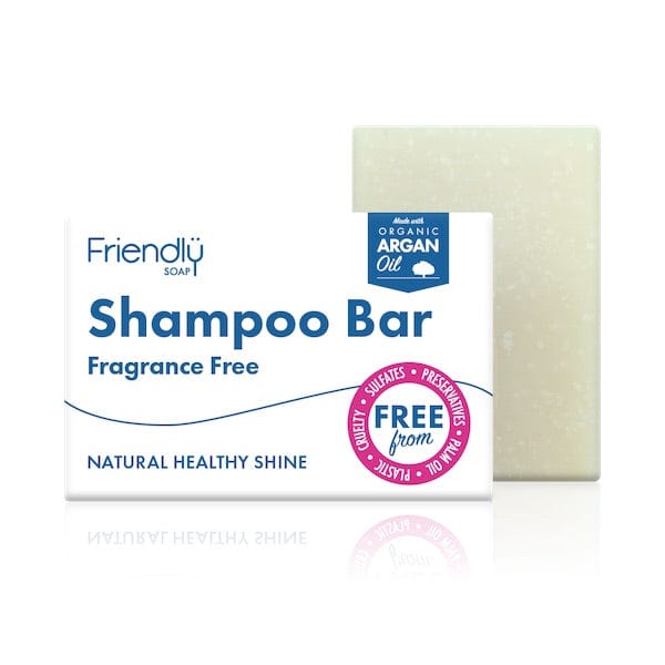 Friendly Soap Soap Fragrance Free Solid Shampoo Bar