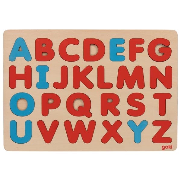 goki montessori alphabet puzzle in French