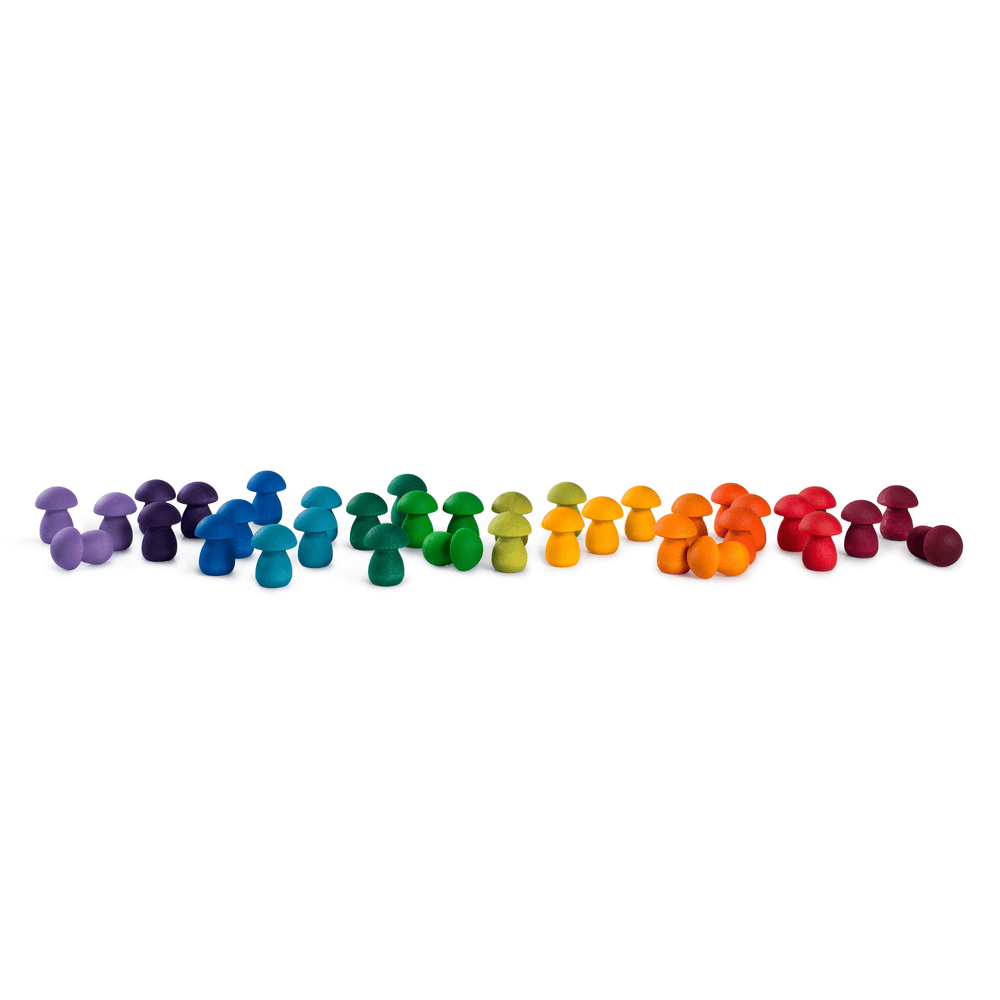 Grapat Toy Playsets Grapat Mandala Rainbow Mushrooms