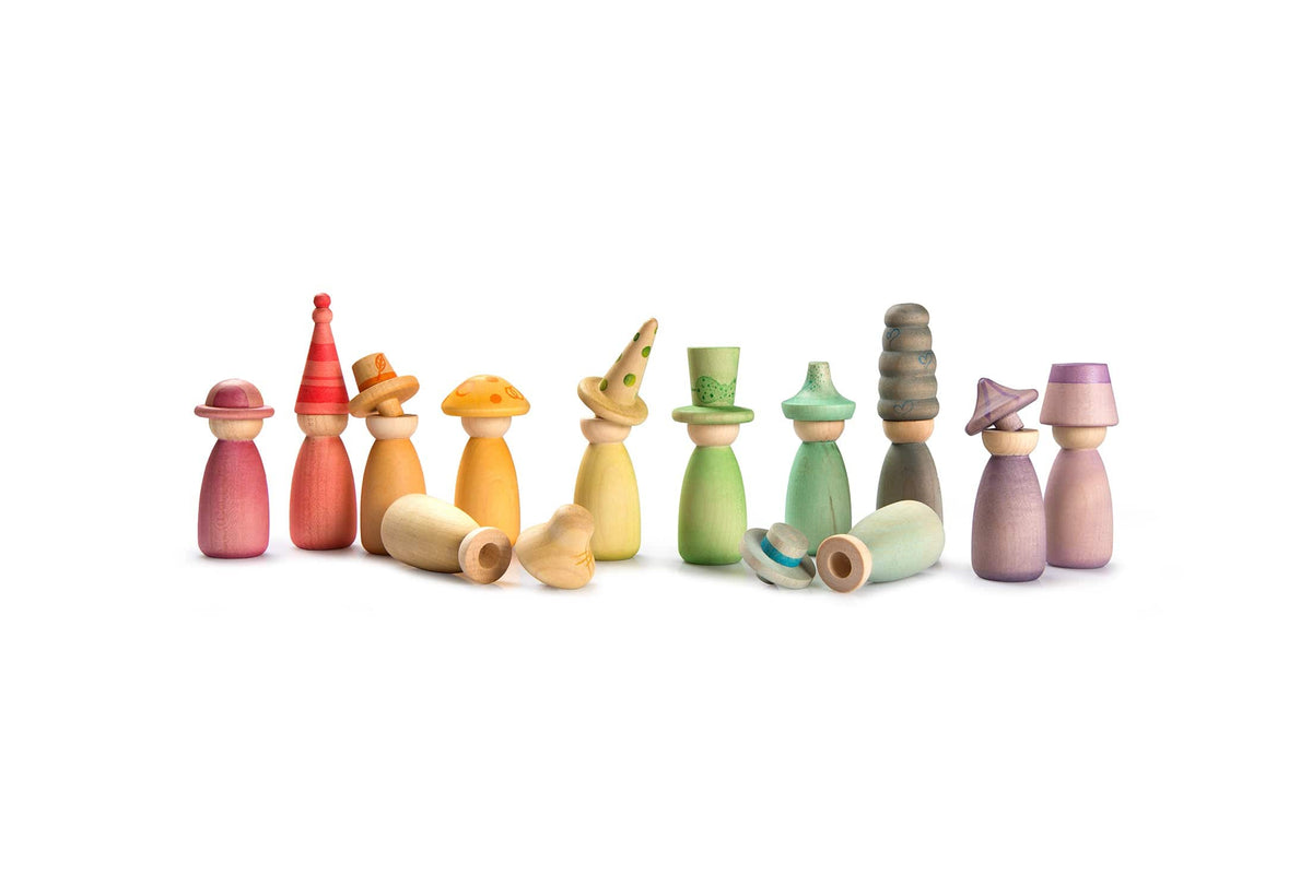 Grapat Wooden Peg Dolls Grapat Fancy Nins
