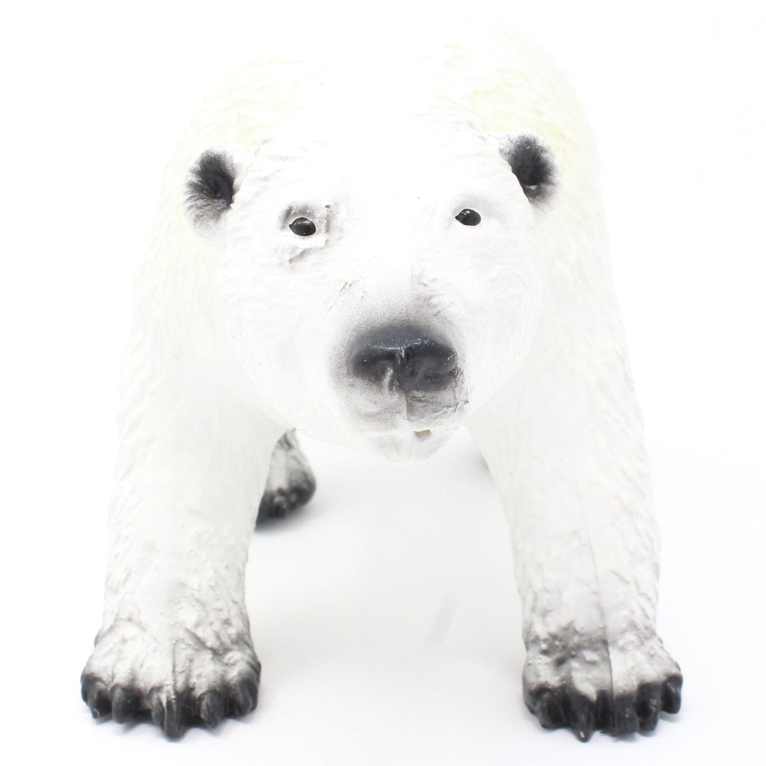 rubber polar bear toy