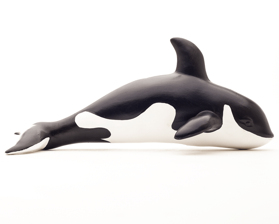 Green Rubber Toys Orca Whale - Smallkind