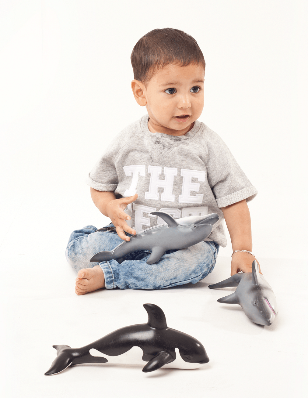 Green Rubber Toys Orca Whale - Smallkind