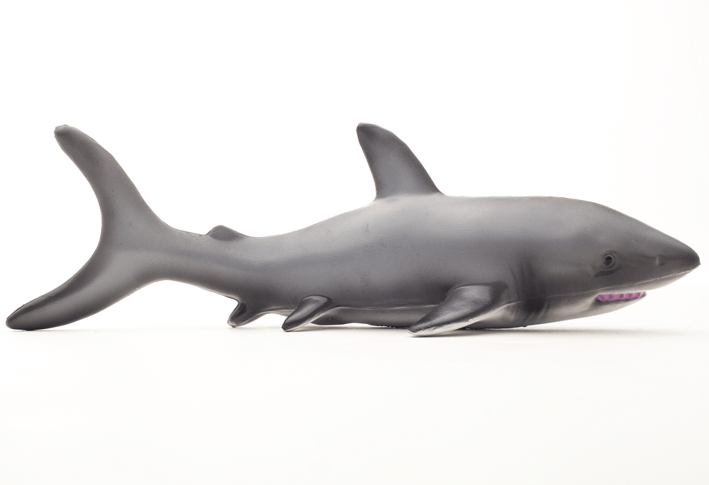 rubber shark toy by green rubber toys