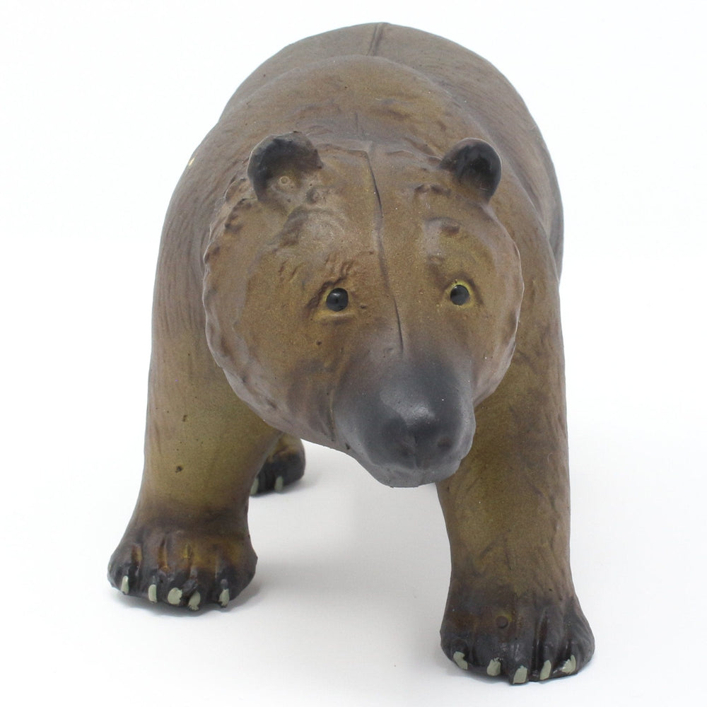 rubber grizzly bear toy
