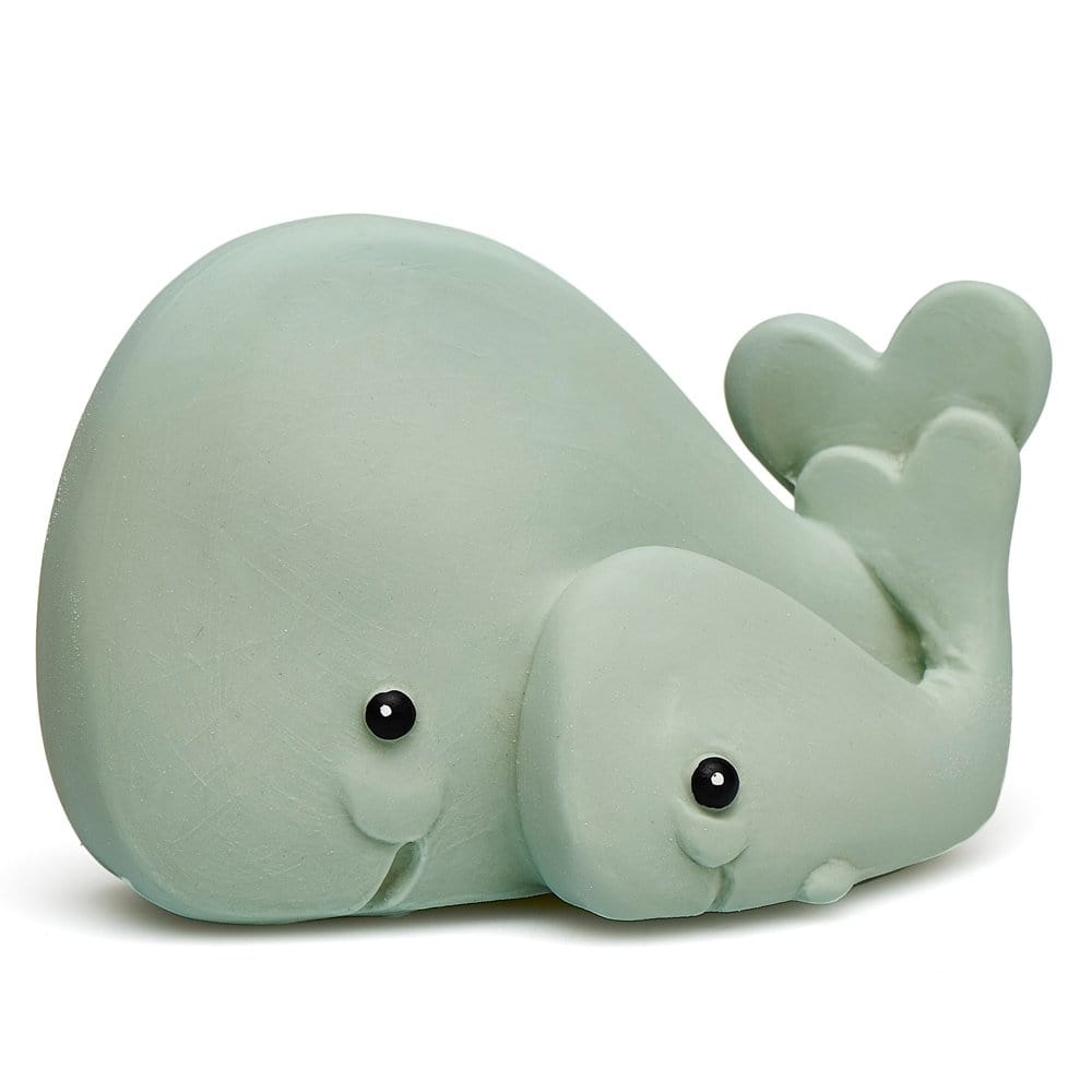 lanco nalani and baby rubber whale toy