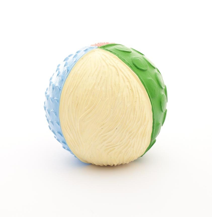 natural rubber sensory ball for babies and toddlers