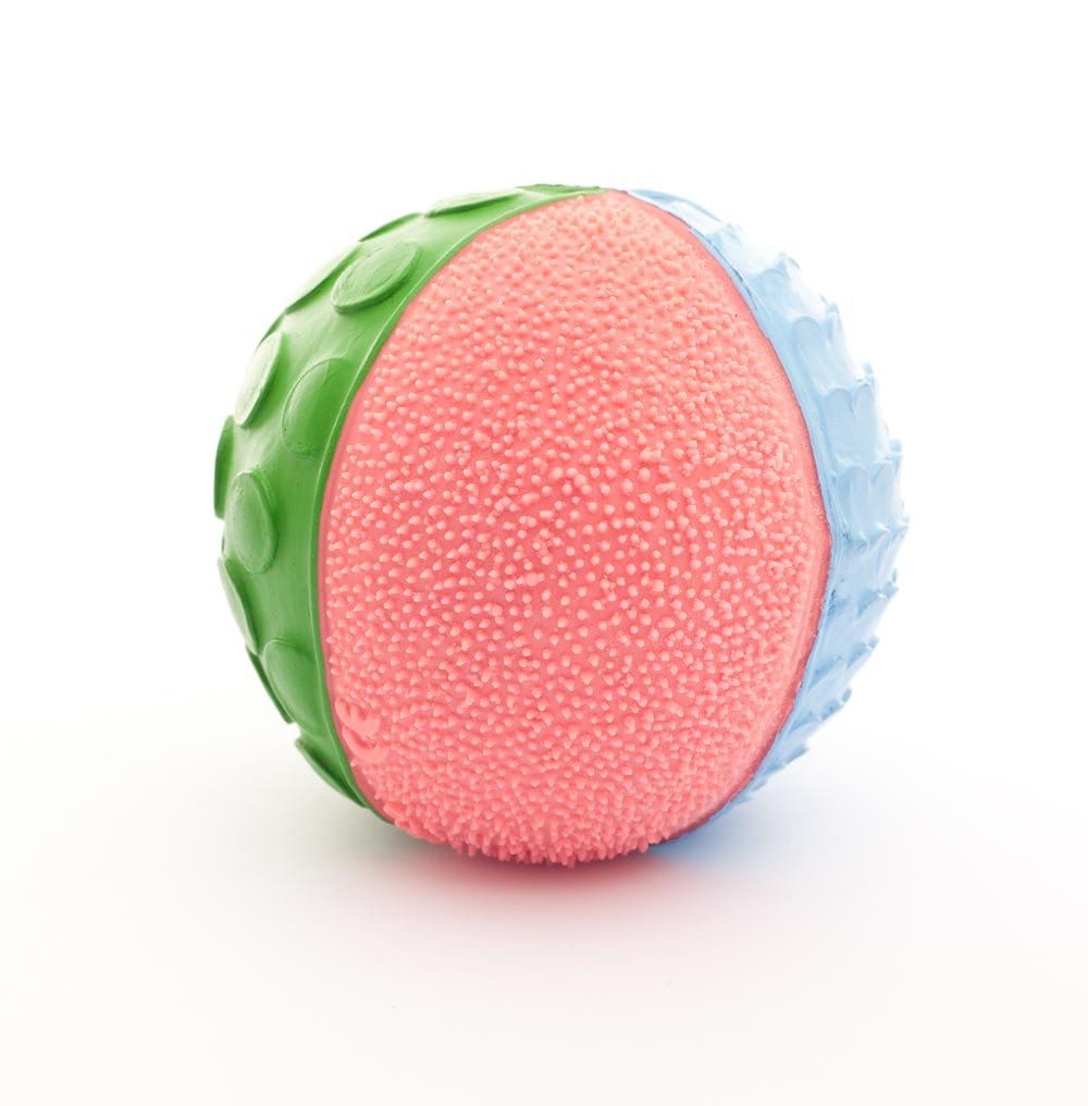 pastel coloured Sensory Baby Ball by Lanco