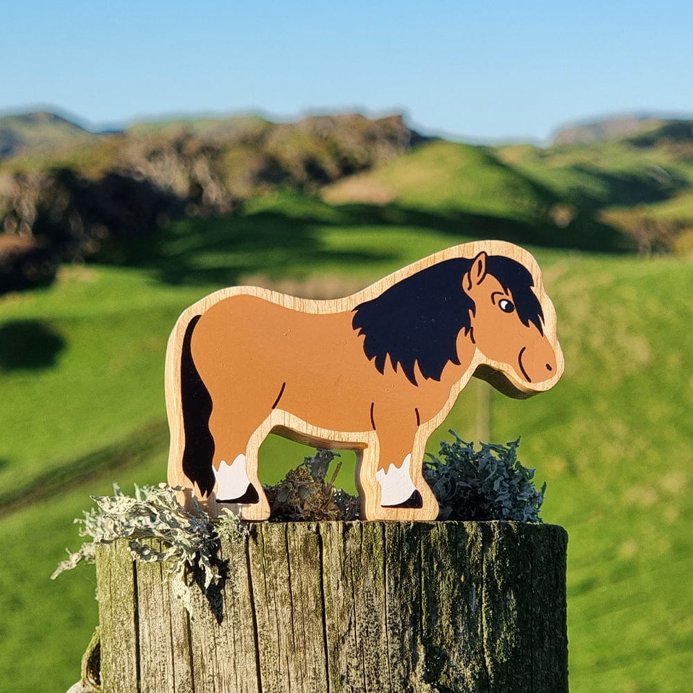 Lanka Kade Action & Toy Figures Lanka Kade Brown Shetland Pony