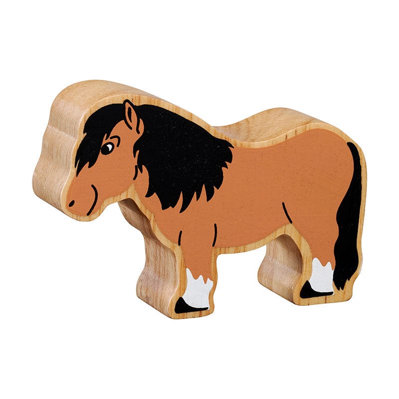 Lanka Kade Action & Toy Figures Lanka Kade Brown Shetland Pony