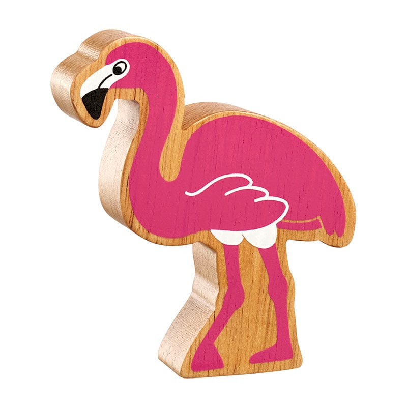 Wooden Animal Flamingo