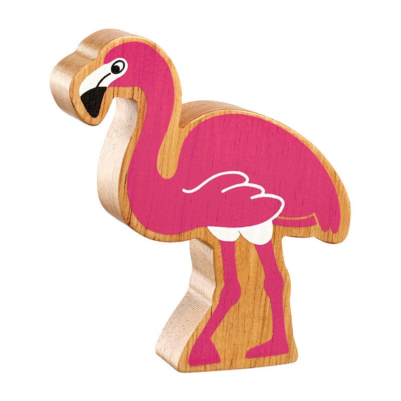 lanka kade wooden flamingo figure