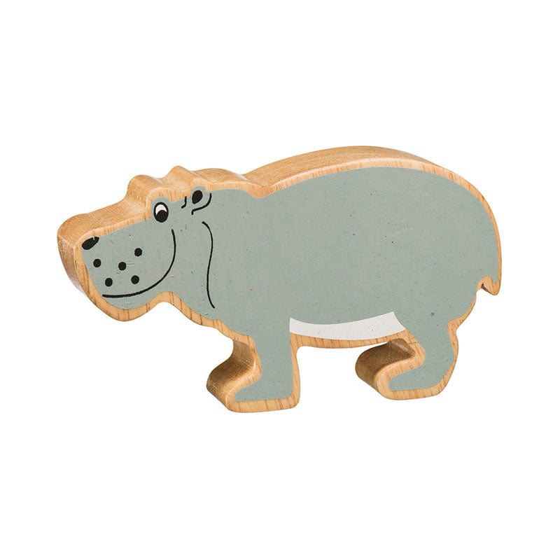 lanka kade wooden hippo figure