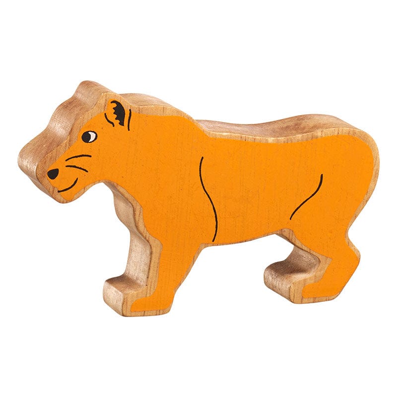 lanka kade wooden lioness figure