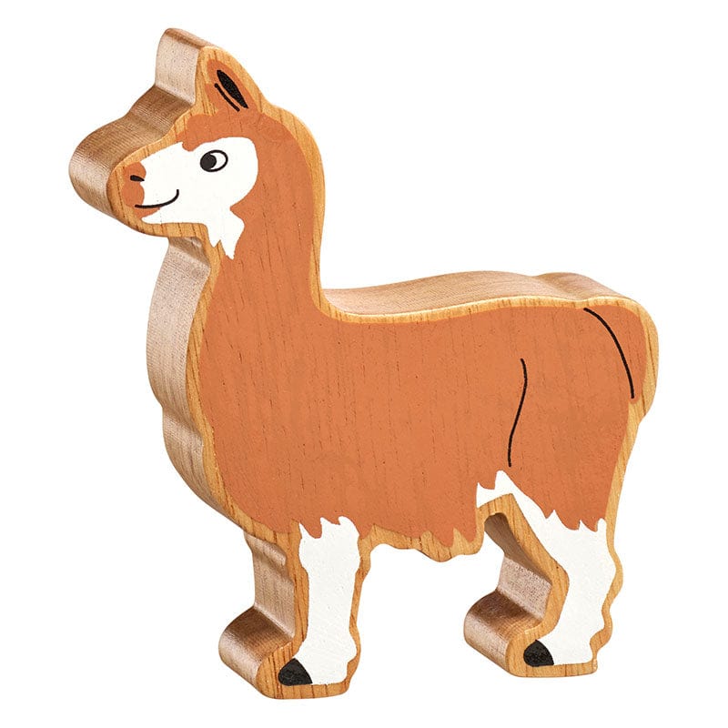 lanka kade wooden llama figure