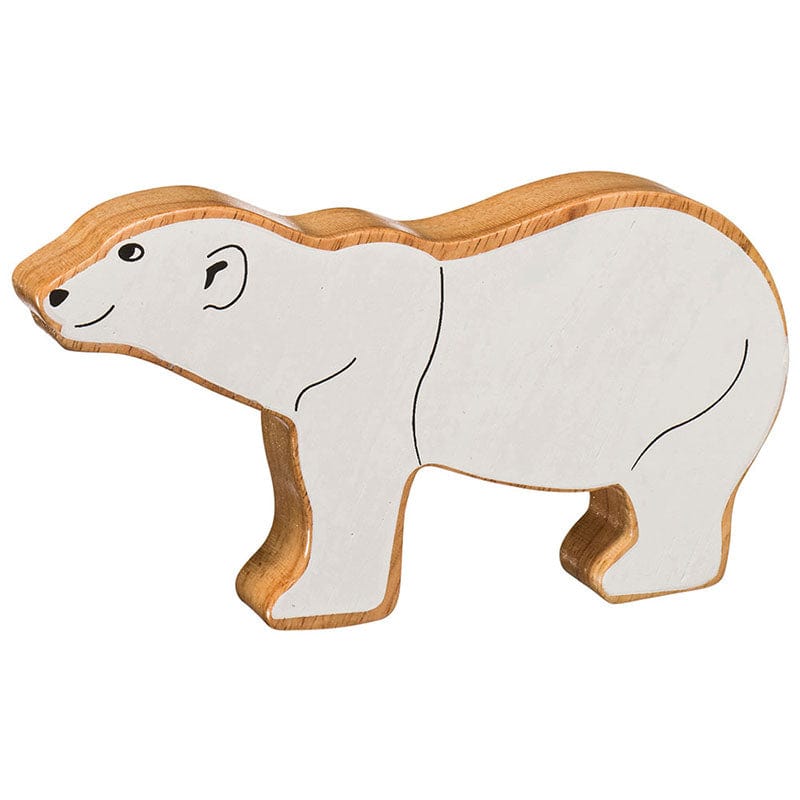 lanka kade wooden polar bear figure