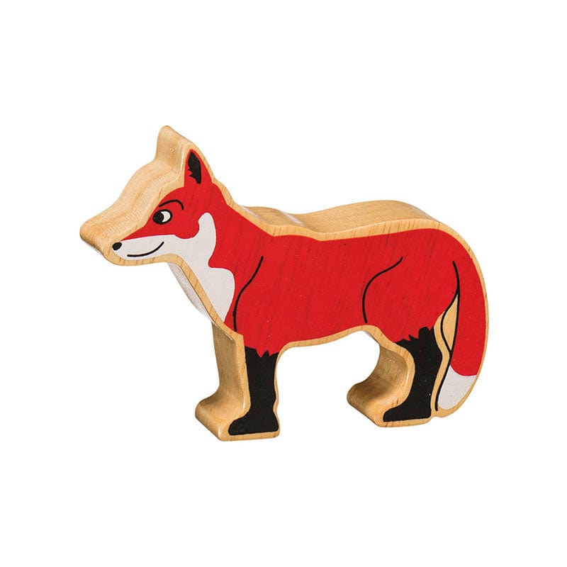 lanka kade wooden fox figure