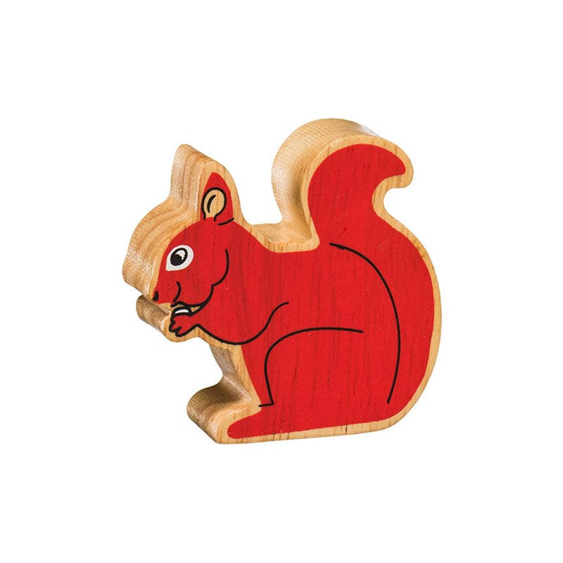 lanka kade wooden red squirrel figure