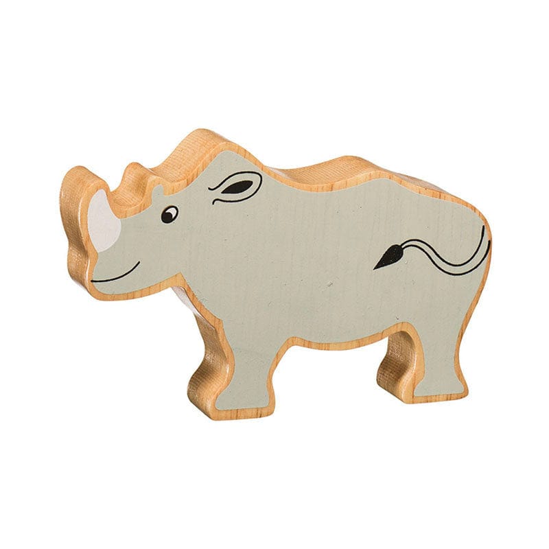 lanka kade wooden rhino figure
