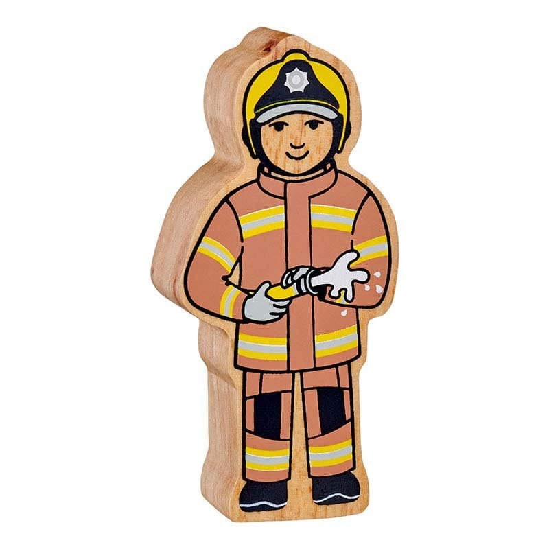 lanka kade natural wooden fire fighter figure