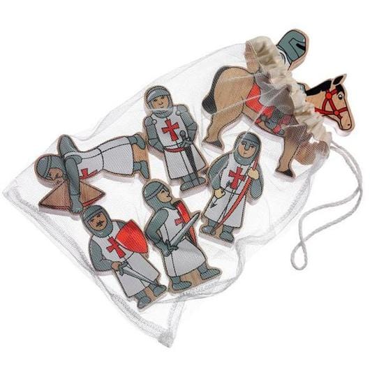 lanka kade wooden knights red - bag of six