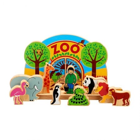 lanka kade junior zoo wooden play scene