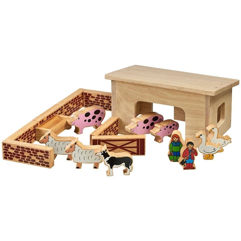 Lanka Kade Pig + Sheep Barn Play Set
