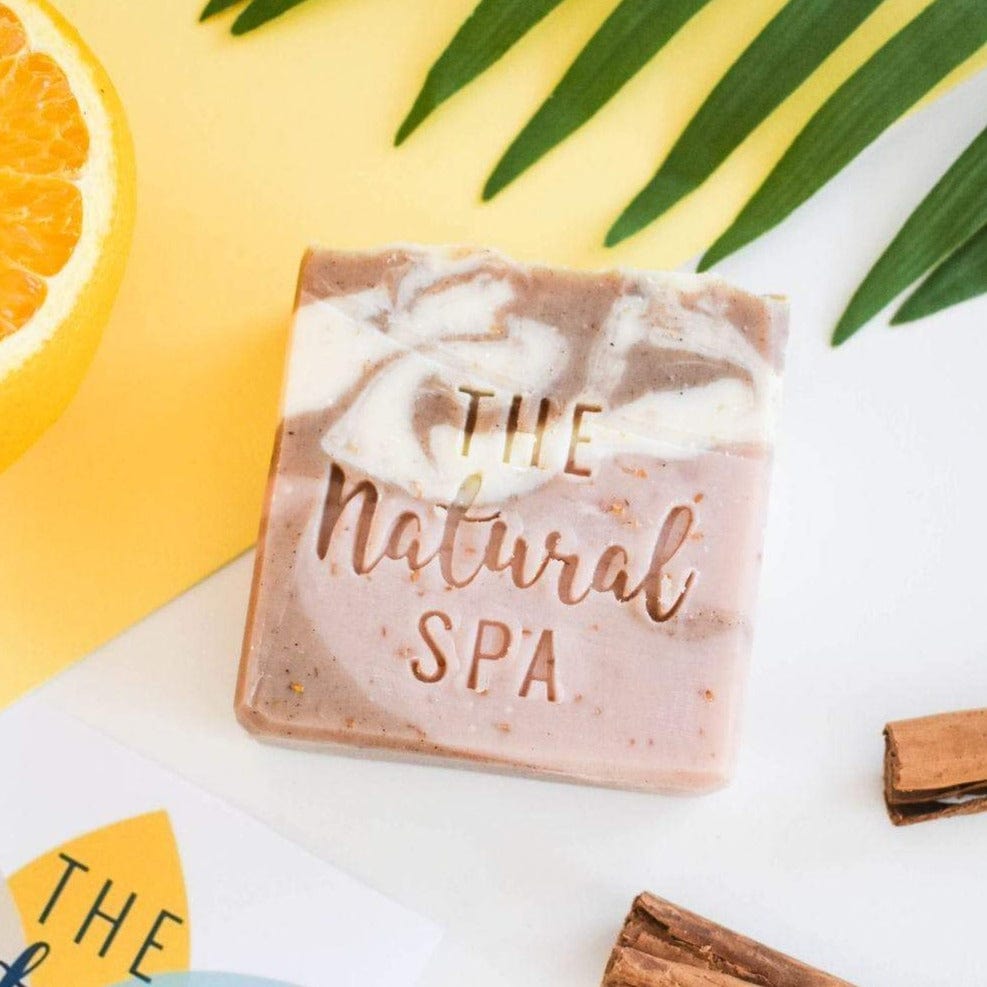 natural spa mulled wine soap bar