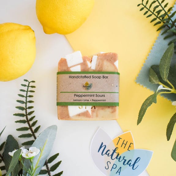 Natural Spa Bar Soap Natural Spa Peppermint Sours Soap Bar
