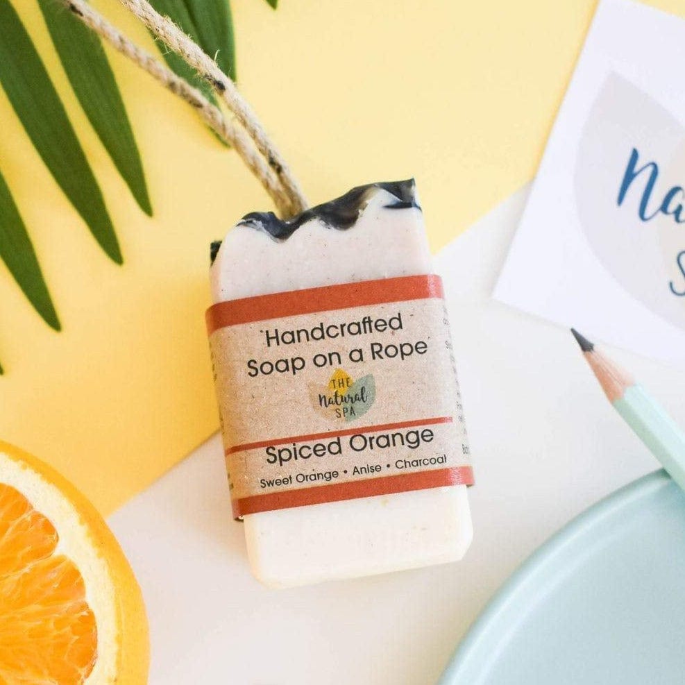 Natural Spa Bar Soap Natural Spa Spiced Orange Soap On a Rope